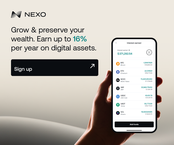Nexo App — Earn up to 16% per year on digital assets
